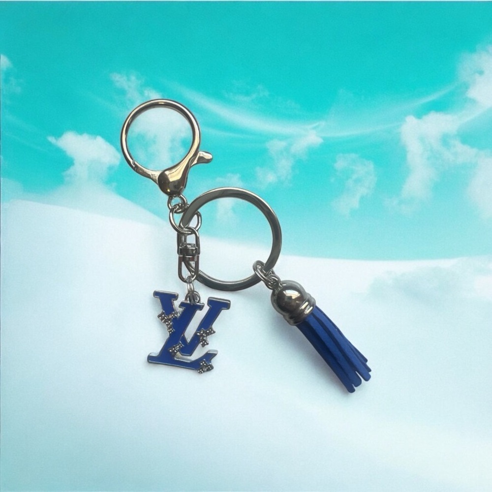 Blue Keychain Accessory